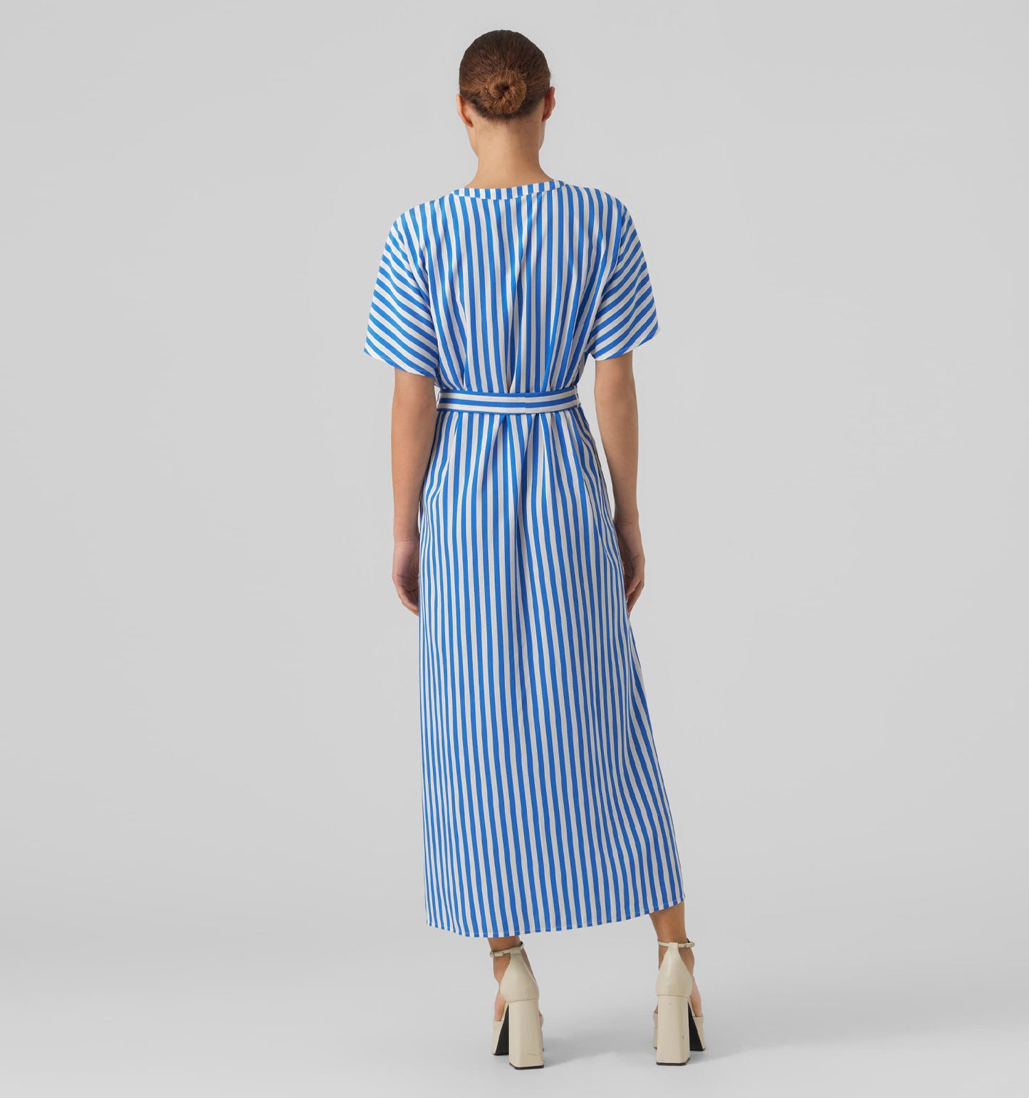 Klassisches Geripptes Bodycon-Kleid – Ärmellos & Elegant