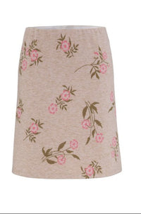 Aniston Minirock mit floralem Jacquardmuster – Einzigartiger Print mit elastischem Bund