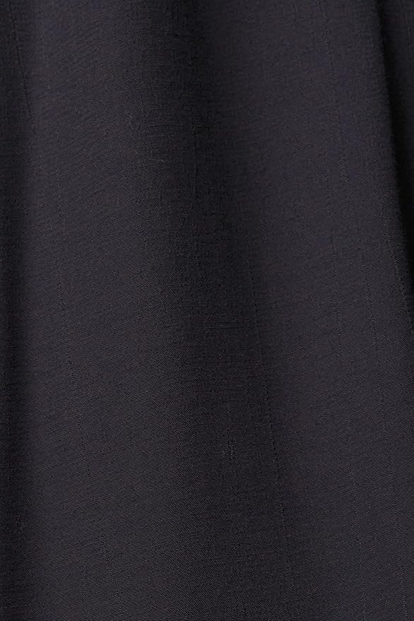 Schwarzes Langarm-Tunika-Kleid | Elegant & Vielseitig