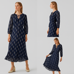 Kleid mit Boho-Print