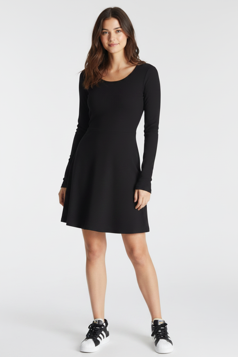 Black dress - front view